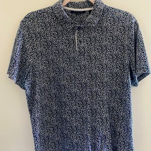 Floral polo shirt